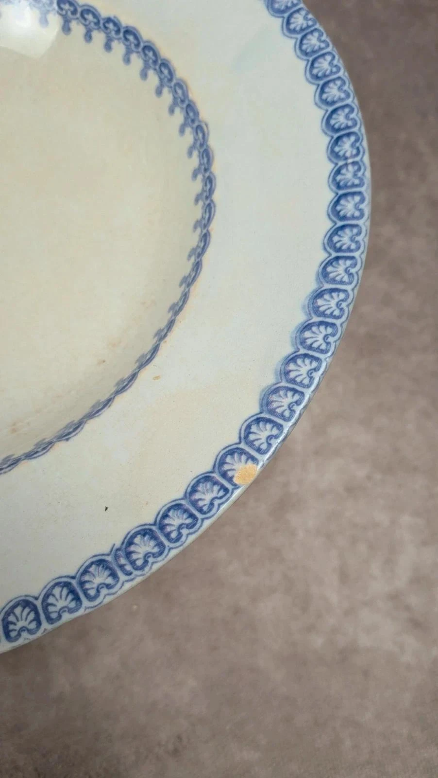 Lot of 4 old English plates – Etruscan Border model – photo 8